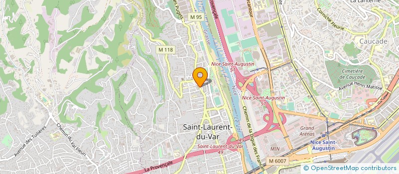 localisation de l'entreprise BAMBINO à SAINT-LAURENT-DU-VAR