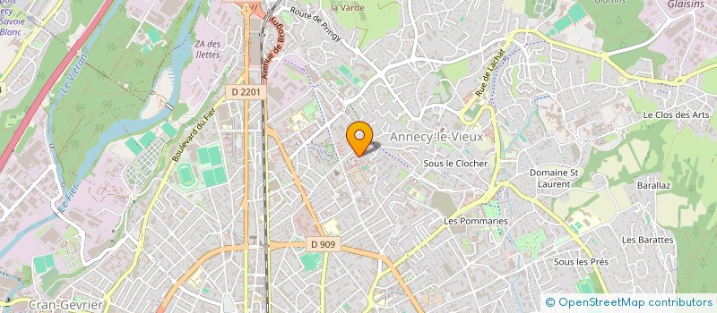 localisation de l'entreprise BAMBINO à ANNECY