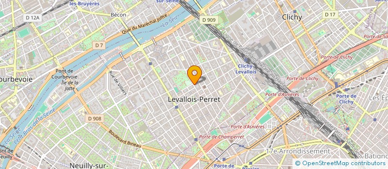 localisation de l'entreprise BAMBINO CHAUSS à LEVALLOIS PERRET