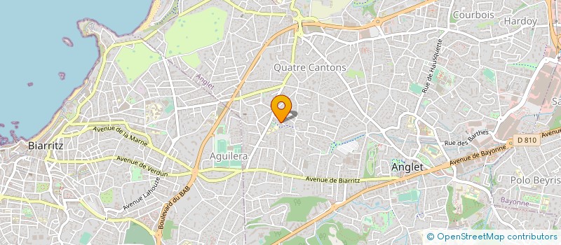 localisation de l'entreprise BAMBINOS ET COMPAGNIE à ANGLET