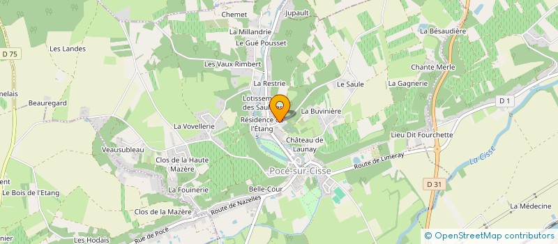 localisation de l'entreprise BAMBOO  POCE-SUR-CISSE