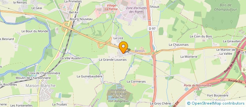 localisation de l'entreprise BAMBOO  BETTON