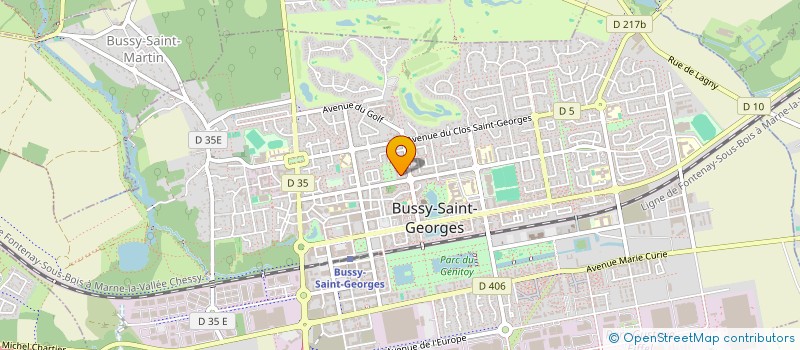 localisation de l'entreprise BAMBOO D'OR  BUSSY-SAINT-GEORGES