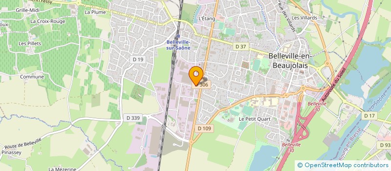 localisation de l'entreprise BAMBOO FRANCE  BELLEVILLE-EN-BEAUJOLAIS