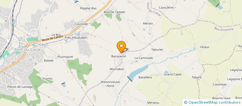 localisation de l'entreprise BAMBOO II  BAJAMONT