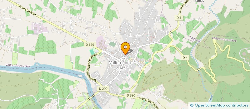 localisation de l'entreprise BAMBOO'S  VALLON-PONT-D'ARC