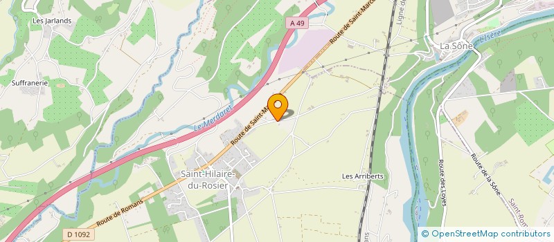 localisation de l'entreprise BAMBOO'SAUVAGE  SAINT-HILAIRE-DU-ROSIER