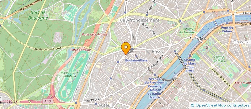 localisation de l'entreprise BAMBOU à PARIS