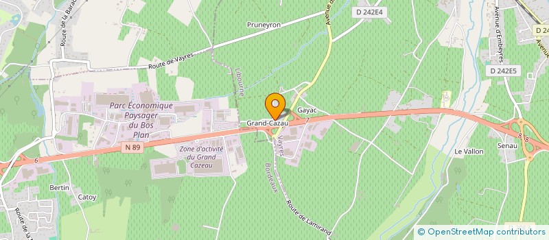 localisation de l'entreprise BAMBOU  VAYRES