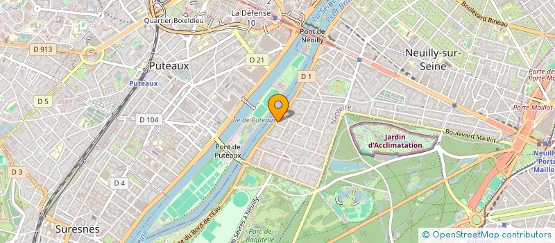 localisation de l'entreprise BAMBOU à NEUILLY-SUR-SEINE