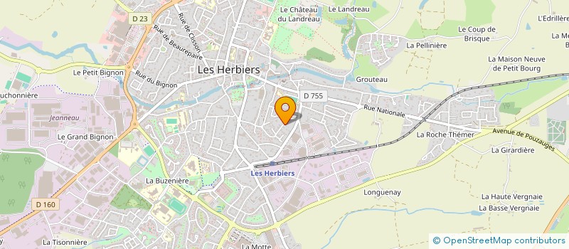 localisation de l'entreprise BAMBOU à LES HERBIERS