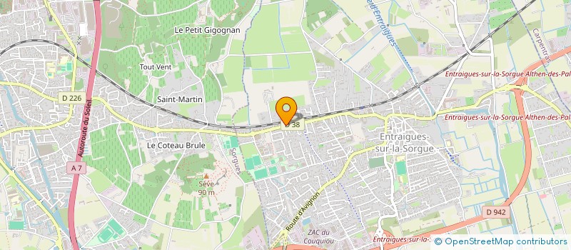 localisation de l'entreprise BAMBOU DU SUD  ENTRAIGUES-SUR-LA-SORGUE