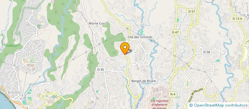 localisation de l'entreprise BAMBOU KREOL  FORT-DE-FRANCE