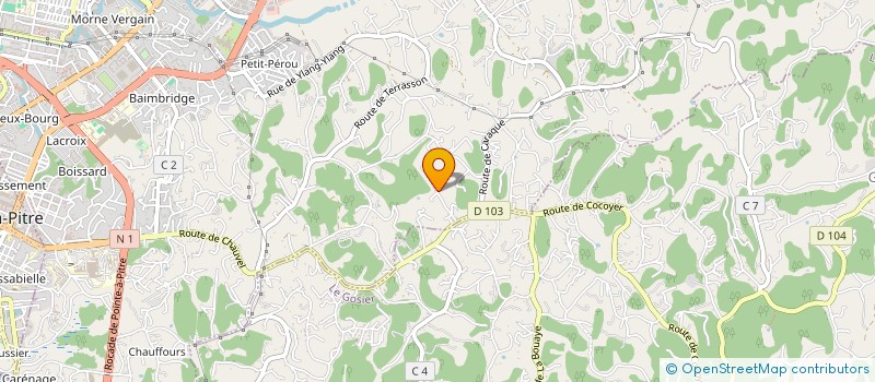 localisation de l'entreprise BAMBOU LOCATION SOLEIL  LES ABYMES