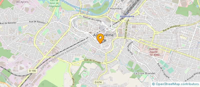 localisation de l'entreprise BAMBOU ORANGE à ANGOULEME