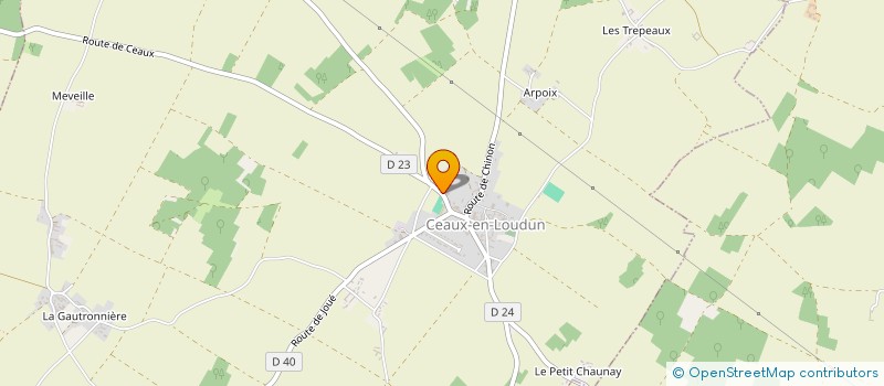 localisation de l'entreprise BAMBOUS&CO à CEAUX-EN-LOUDUN