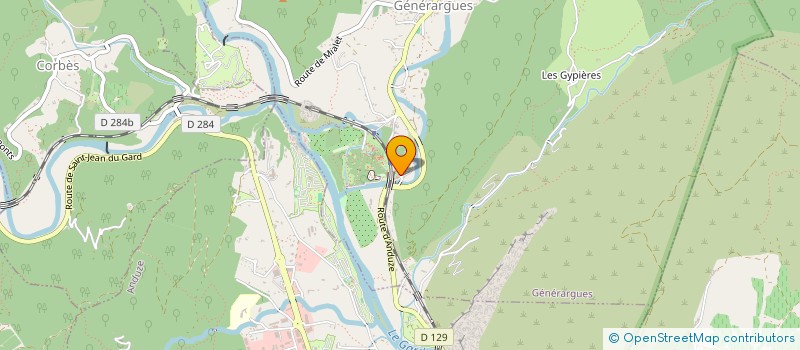 localisation de l'entreprise BAMBOUSERAIE DE PRAFRANCE à GENERARGUES