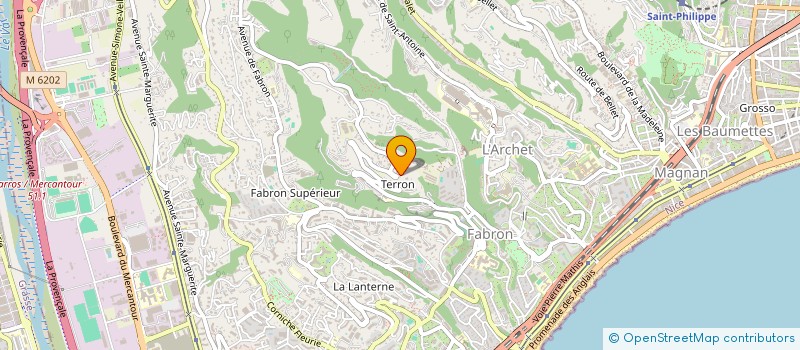 localisation de l'entreprise BAME à NICE