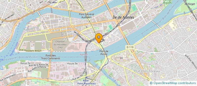 localisation de l'entreprise BAME à NANTES