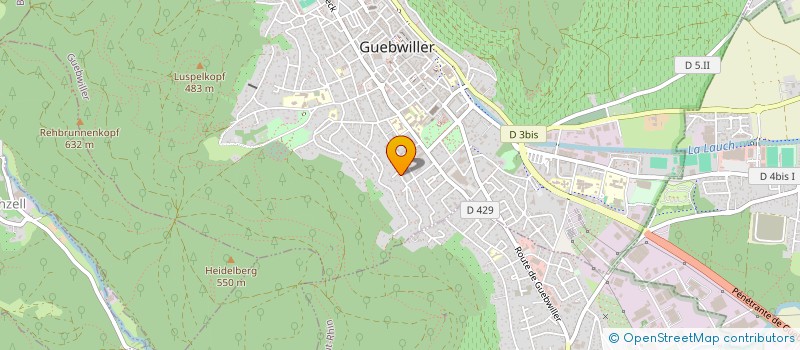 localisation de l'entreprise BAMELY  GUEBWILLER