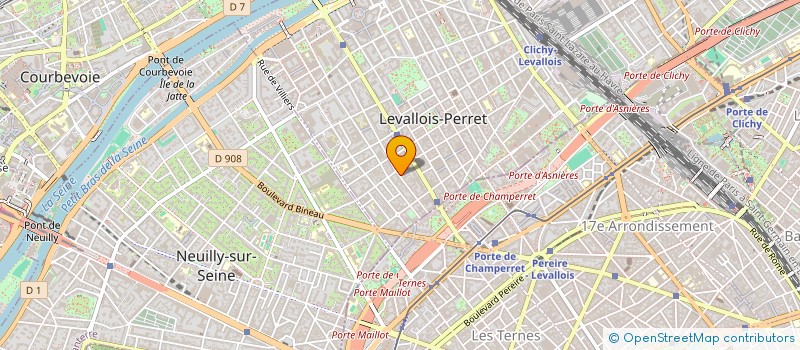 localisation de l'entreprise BAMERTAL à LEVALLOIS-PERRET