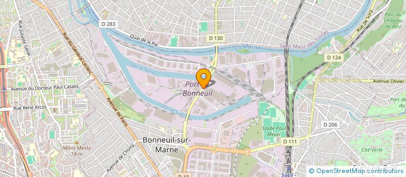 localisation de l'entreprise BAMESA FRANCE à BONNEUIL-SUR-MARNE