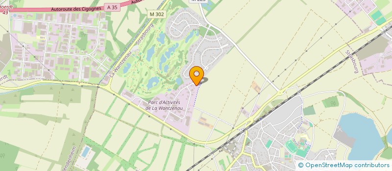 localisation de l'entreprise BAMESC 21  LA WANTZENAU