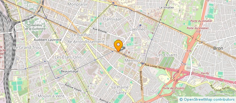 localisation de l'entreprise BAMI  LYON