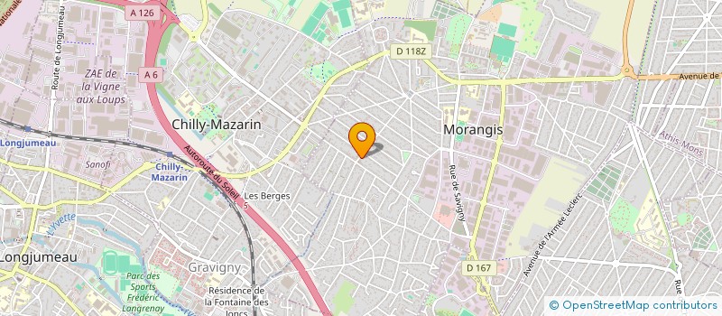 localisation de l'entreprise BAMI ALIMENTATION à MORANGIS