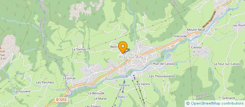 localisation de l'entreprise BAMIER  PRAZ-SUR-ARLY