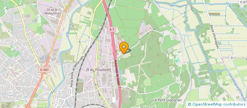 localisation de l'entreprise BAMIGO  SORGUES