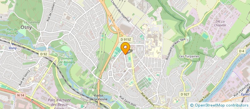 localisation de l'entreprise BAMK TRANS  PONTOISE