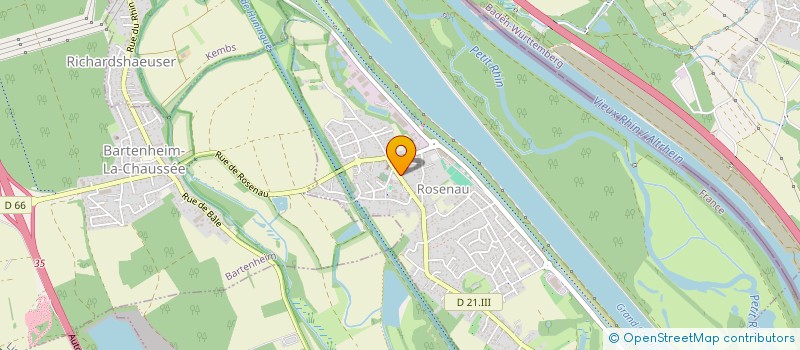 localisation de l'entreprise BAMKIT  ROSENAU