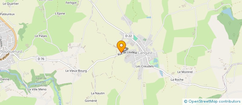 localisation de l'entreprise BAMM  PLOUGUENAST-LANGAST