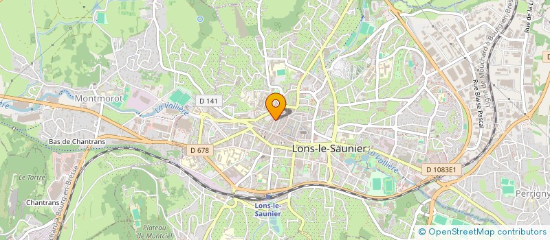 localisation de l'entreprise BAMM à LONS-LE-SAUNIER