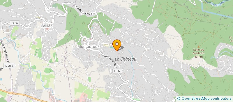 localisation de l'entreprise BAMMA  MONTAUROUX