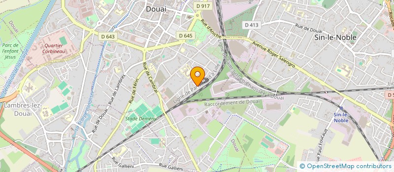 localisation de l'entreprise BAMMS-IMMO à DOUAI