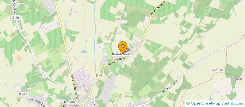 localisation de l'entreprise BAMONGALINE  FRONTON