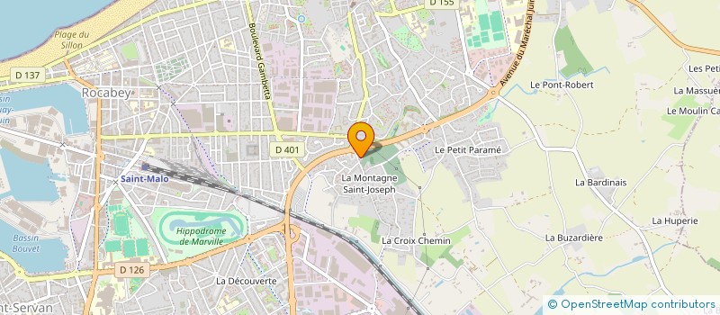 localisation de l'entreprise BAMOS  SAINT-MALO