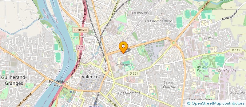 localisation de l'entreprise BAMOS LOCATION  VALENCE