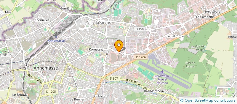 localisation de l'entreprise BAMOSC à ANNEMASSE