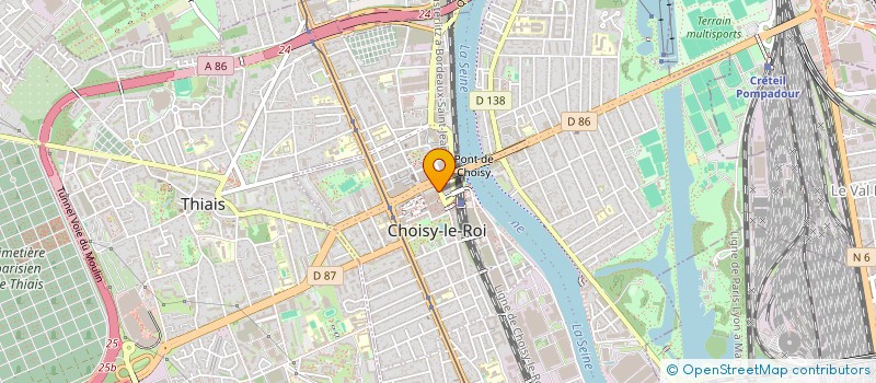 localisation de l'entreprise BAMS à CHOISY-LE-ROI