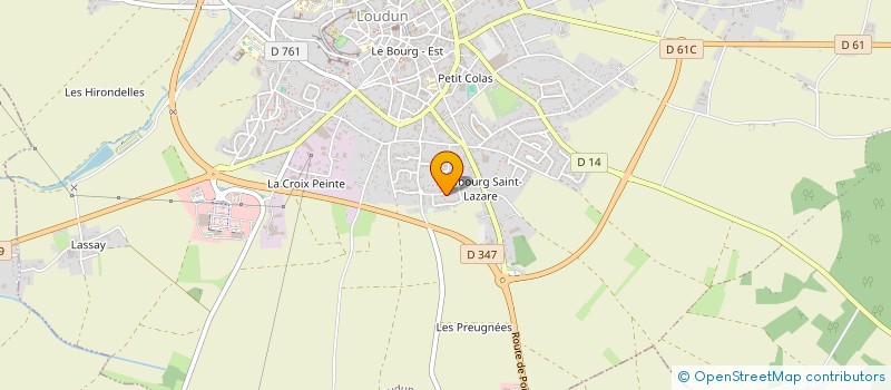 localisation de l'entreprise BAMS  LOUDUN