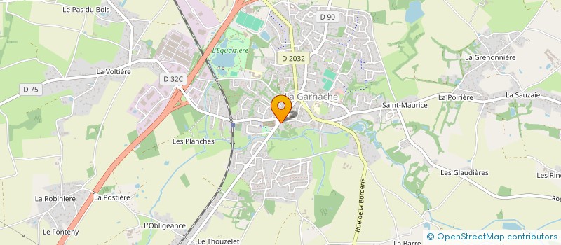 localisation de l'entreprise BAMS  LA GARNACHE