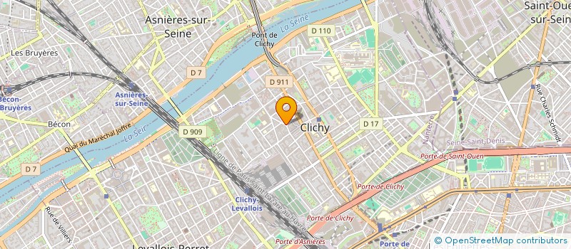 localisation de l'entreprise BAMS LAUNDRY à CLICHY