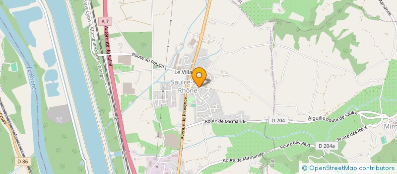 localisation de l'entreprise BAMU  SAULCE-SUR-RHONE