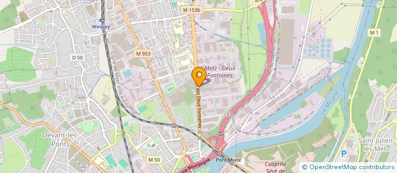 localisation de l'entreprise BAMYAN GROUP CARROSSERIE  METZ