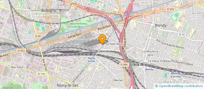 localisation de l'entreprise BAN à NOISY-LE-SEC