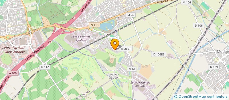 localisation de l'entreprise BAN à BAILLARGUES