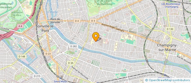 localisation de l'entreprise BAN DI BARI MONS EN BAROEUL  CHAMPIGNY-SUR-MARNE